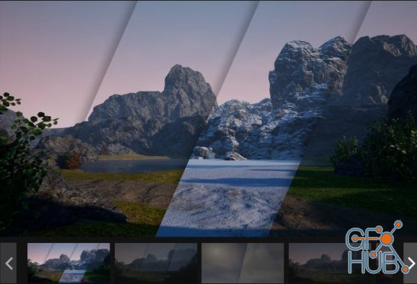 Unreal Engine Marketplace – Multiplayer Dynamic Weather System V2