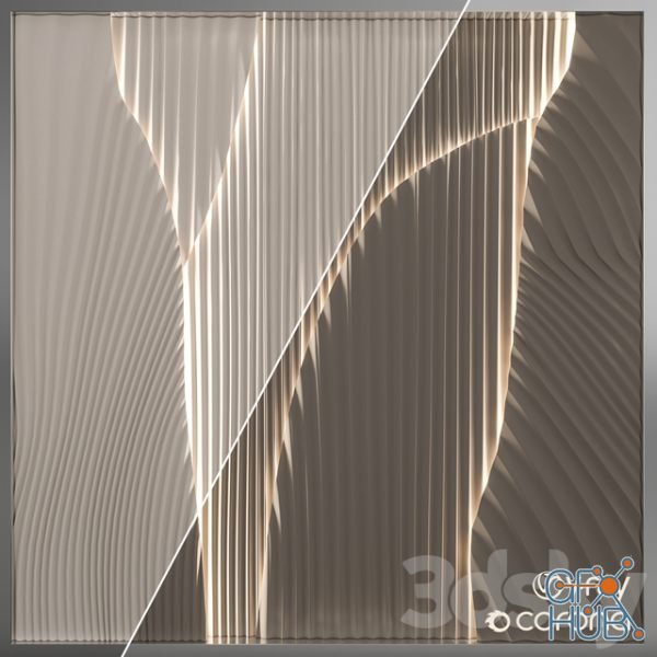 Backlit panel by Alchymia