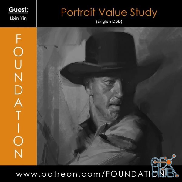 Gumroad – Foundation Patreon – Portrait Value Study with Lixin Yin