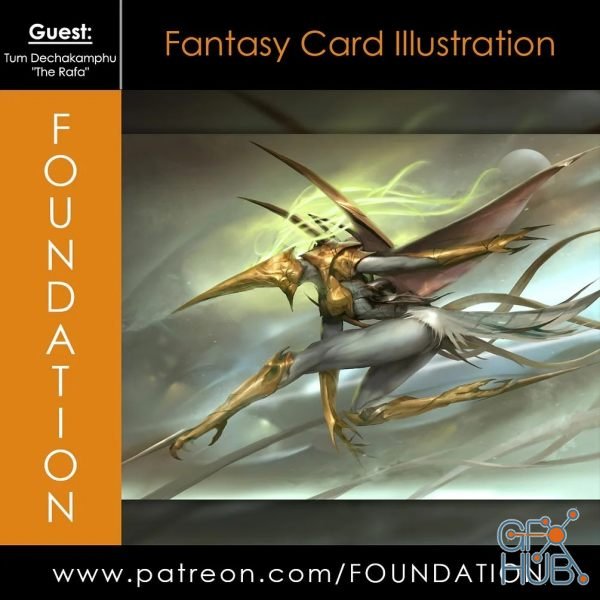 Gumroad – Foundation Patreon – Fantasy Card Illustration with Tum Dechakamphu