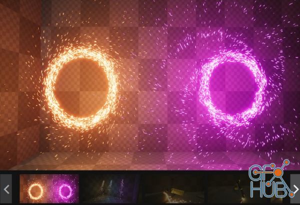 Unreal Engine Marketplace – Machinery Particle FX