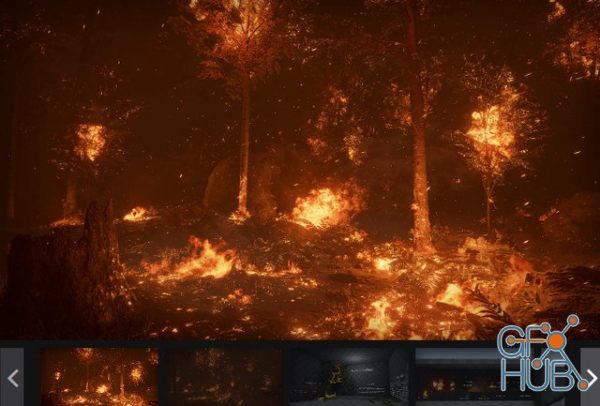 Unreal Engine Marketplace – Forest Fire