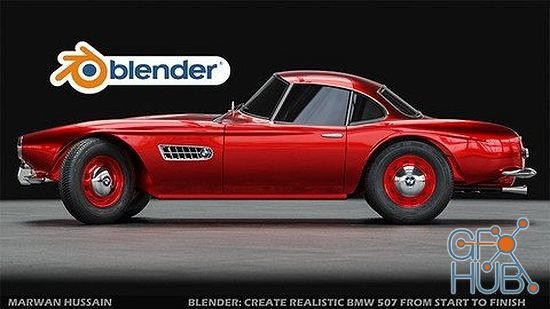 Udemy – Blender: Create Realistic BMW 507 From Start to Finish