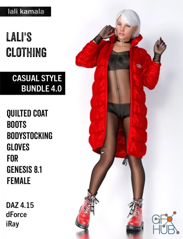 Daz3D, Poser: Lali's Casual Style Bundle 4.0