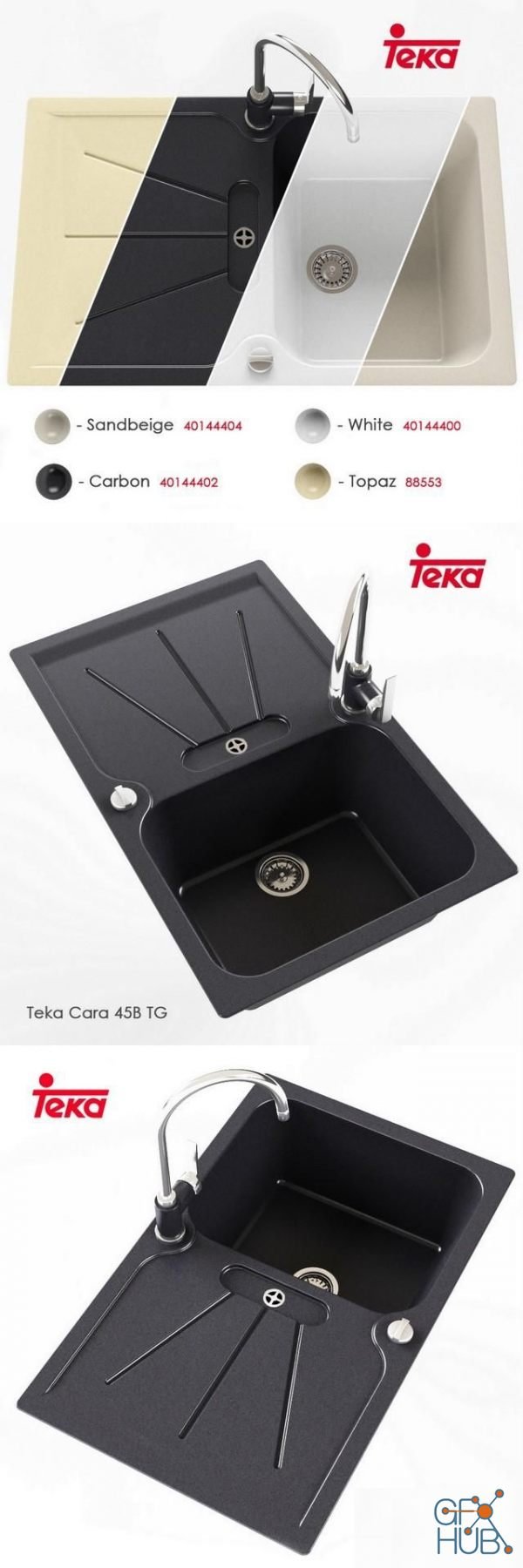 Sink Teka Cara 45B TG