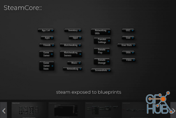 Unreal Engine Marketplace – SteamCore::