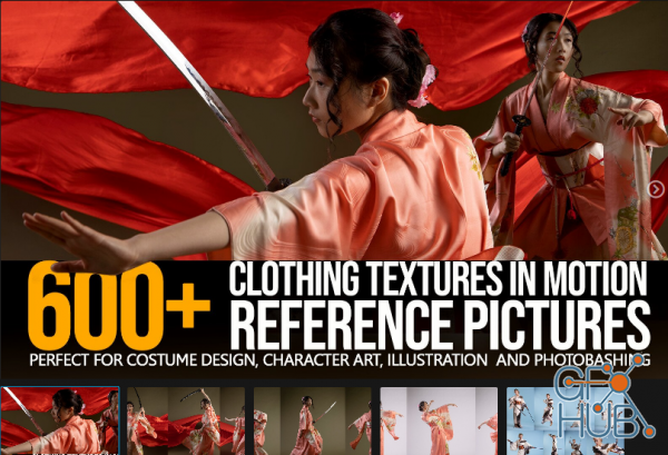 ArtStation Marketplace – 600+ Clothing Textures in Motion – Reference Pictures