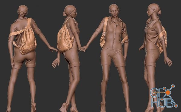 Skillshare – Create a backpack for Concept characters Using Marvelous designer and Zbrush