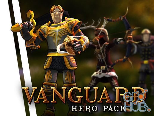 Unity Asset – Vanguard Hero Pack: Fantasy Game Models