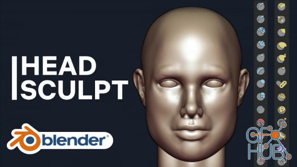 Skillshare – Sculpting Human Head In Blender For Beginners