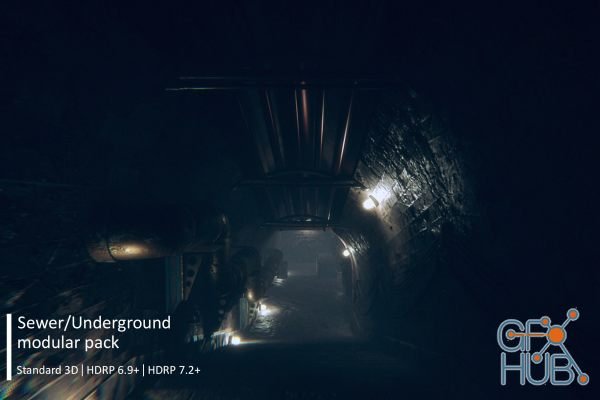 Unity Asset – Sewer/Underground Modular Pack v4.0