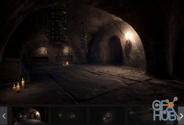 Unreal Engine Marketplace – Old Catacombs
