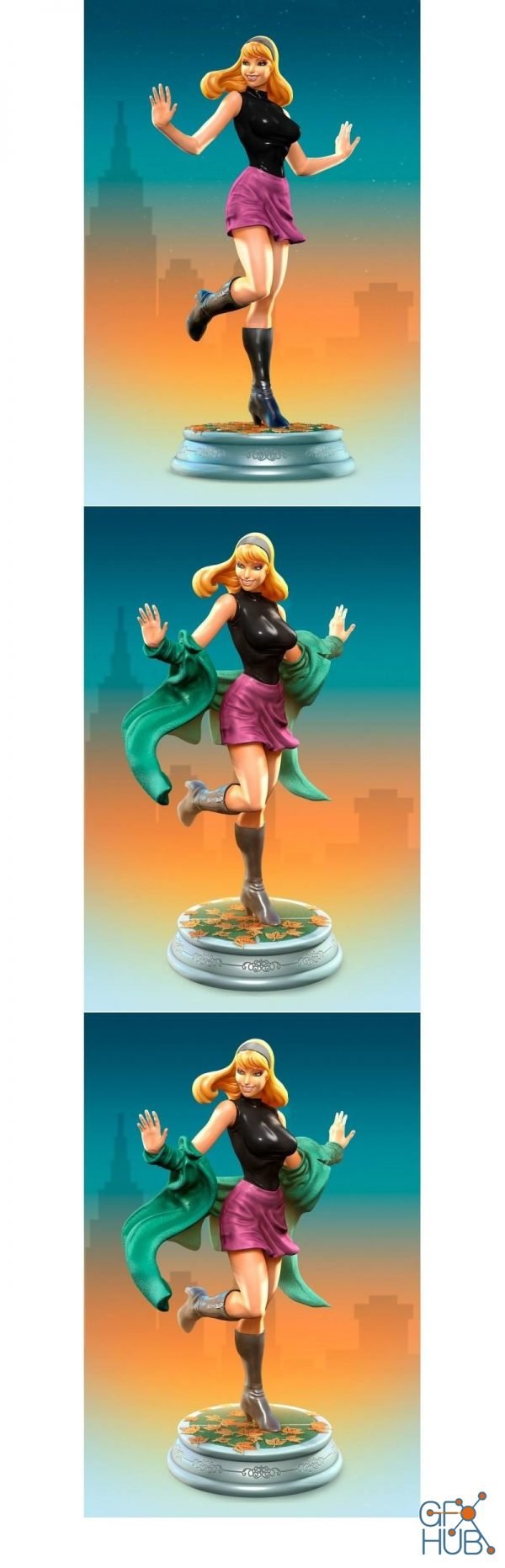 3D Model – Gwen Stacy – 3D Print | GFX-HUB