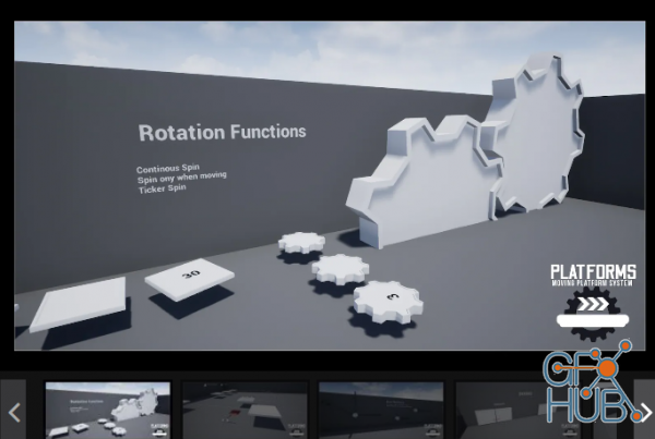 Unreal Engine Marketplace – Platforms – Moving Platform System