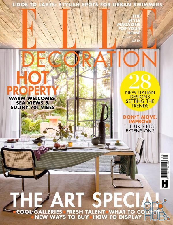 Elle Decoration UK – August 2021 (True PDF)