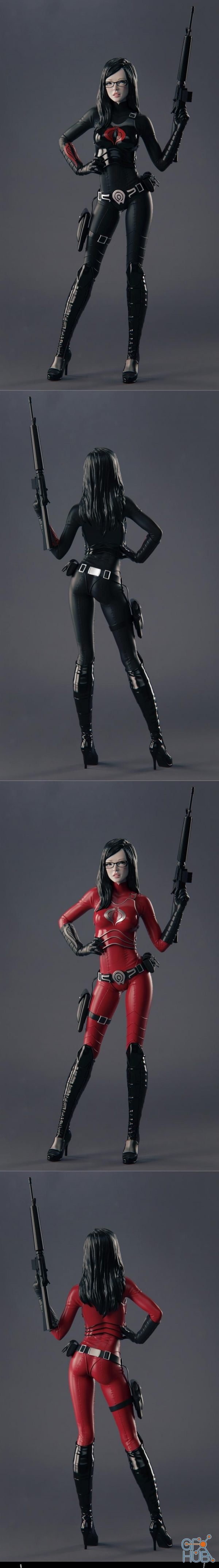 The Baroness – 3D Print