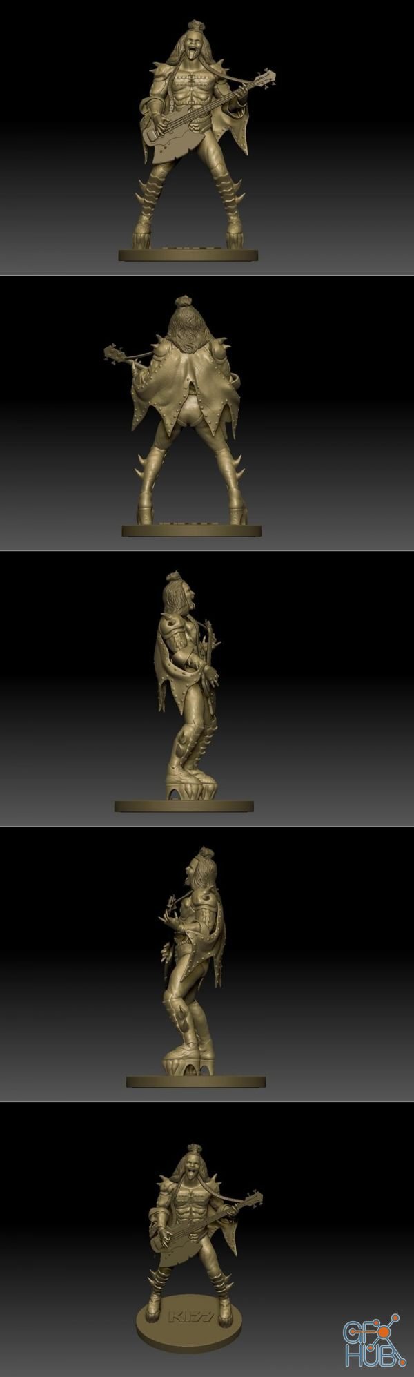 Gene Simmons – 3D Print