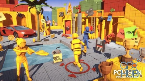 Unreal Engine Marketplace – POLYGON – Prototype Pack