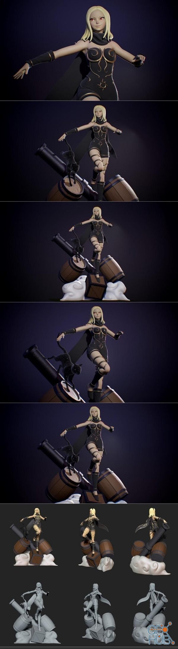 Kat – Gravity Rush – 3D Print