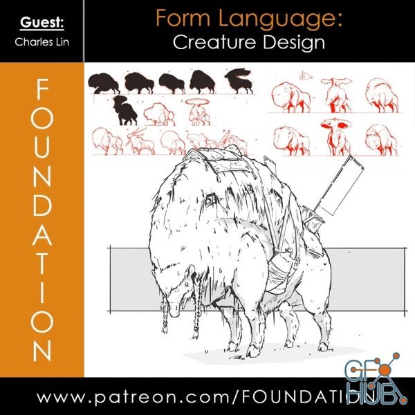 Gumroad – Foundation Patreon – Form Language Creature Design With Charles Lin