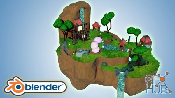 Udemy – Blender 3D Model a Ghibli Art Stylized Scene