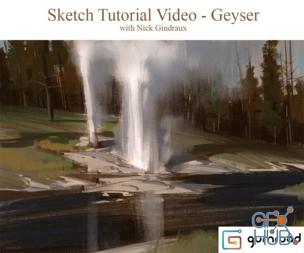 Gumroad – Nick Gindraux – Geysers sketch tutorial