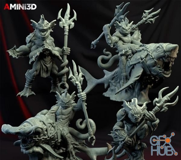 Sahuagin – 3D Print