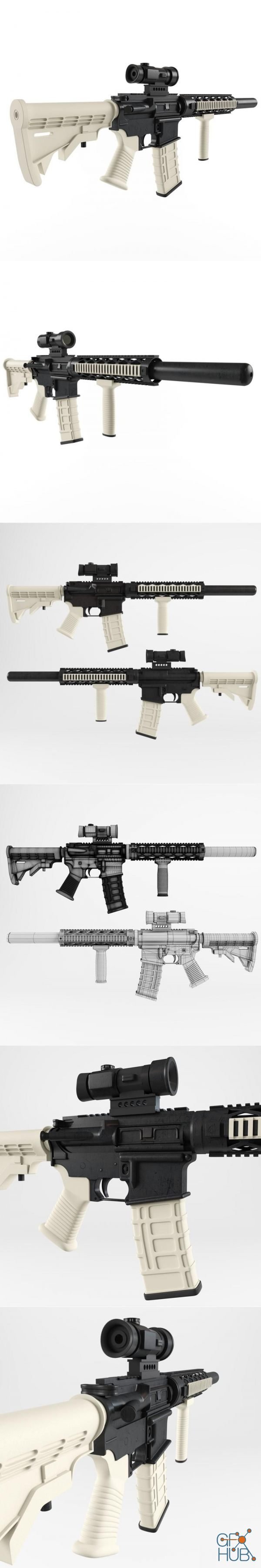 Rifle M4 Spikes