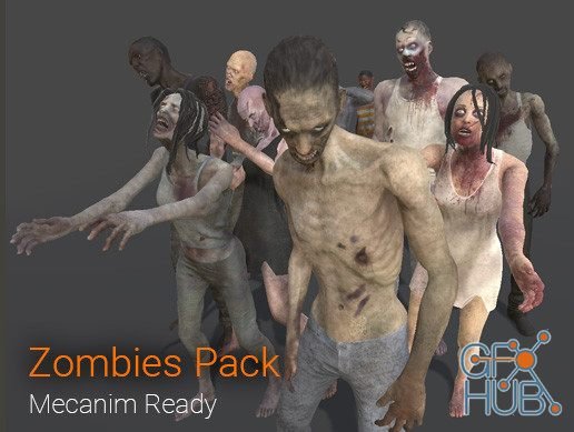 Unity Asset – Zombies Pack V1