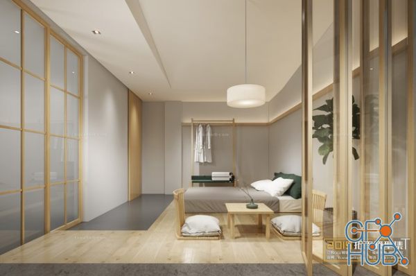 Bedroom Interior of the Hotel 025