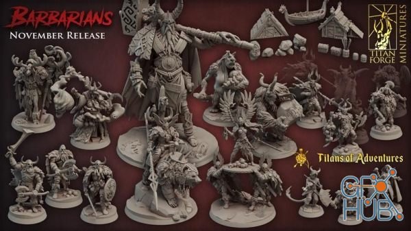Barbarians – 3D Print