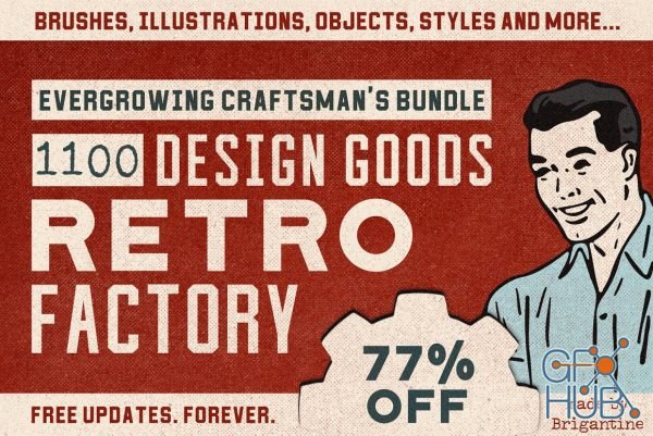 CreativeMarket – Retro Factory Bundle