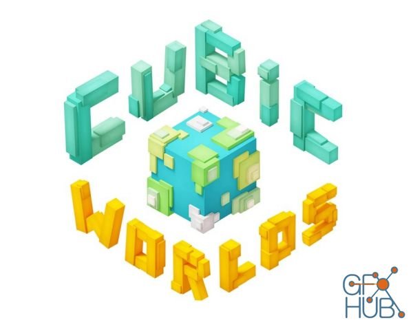 CG Boost Academy – Cubic Worlds – Create Stunning Low Poly Animations in Blender (Update July 2022)