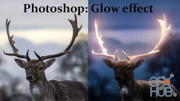 Skillshare – Photoshop Glow effect – add glow to any image