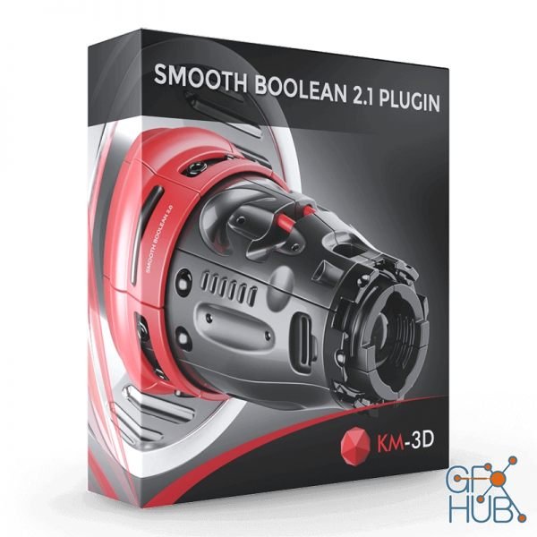 KM-3D SmoothBoolean v2.1 for 3ds Max 2015-2022 Win x64