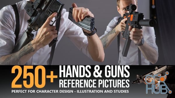 ArtStation Marketplace – 250+ Hands & Guns Reference Pictures