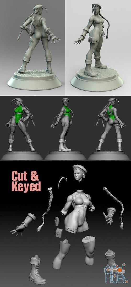 Cammy White [Street Fighter] - 3D model by JChengVA (@JChengVA