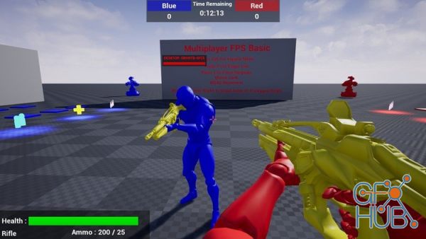 Udemy – Unreal Engine 4 – Multiplayer Team Based FPS In Blueprints