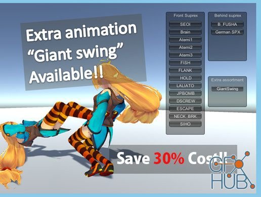 Unity Asset – HQ Fighting Animation vol.1~10 assortment