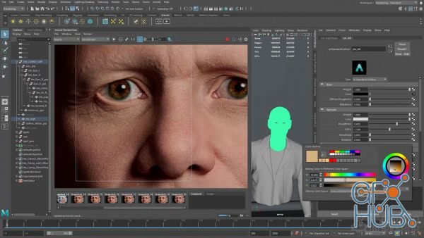 The Gnomon Workshop – Photorealistic Character Look Dev in Maya & Arnold