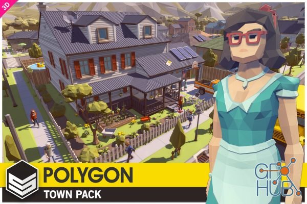 Unity Asset – POLYGON – Town Pack