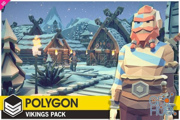 Unity Asset – POLYGON – Vikings Pack