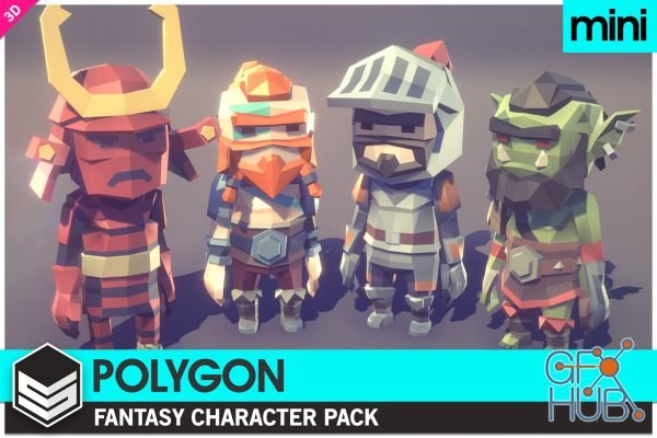 Unity Asset – POLYGON MINI – Fantasy Character Pack