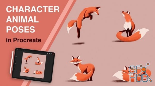 Skillshare – Drawing Animal Character Poses : in Procreate