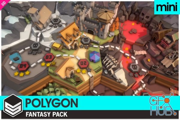 Unity Asset – POLYGON MINI – Fantasy Pack