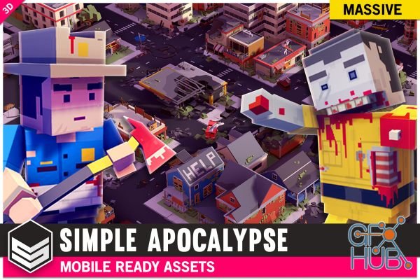 Unity Asset – Simple Apocalypse – Cartoon Assets