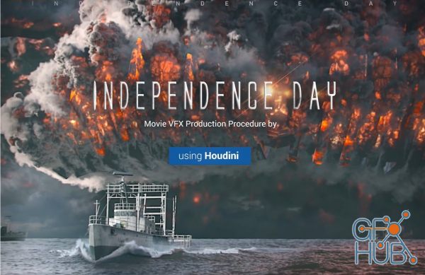 Wingfox – Independence Day – Production procedure of a movie VFX scene using Houdini