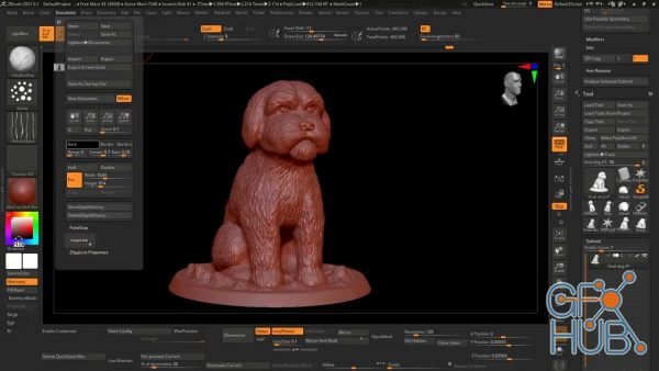 Skillshare –  Zbrush dog sculpting for beginners to advanced was