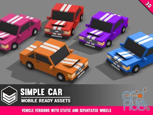 Unity Asset – Simple Car – Cartoon Vehicle