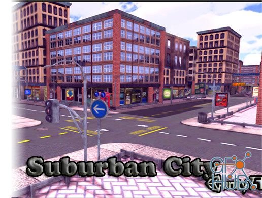 Unity Asset – Suburban City